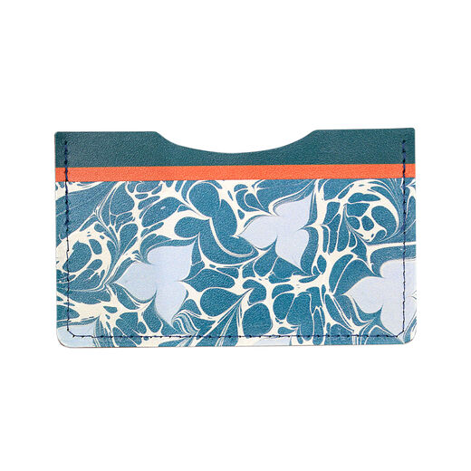 Blue marble cardholder
